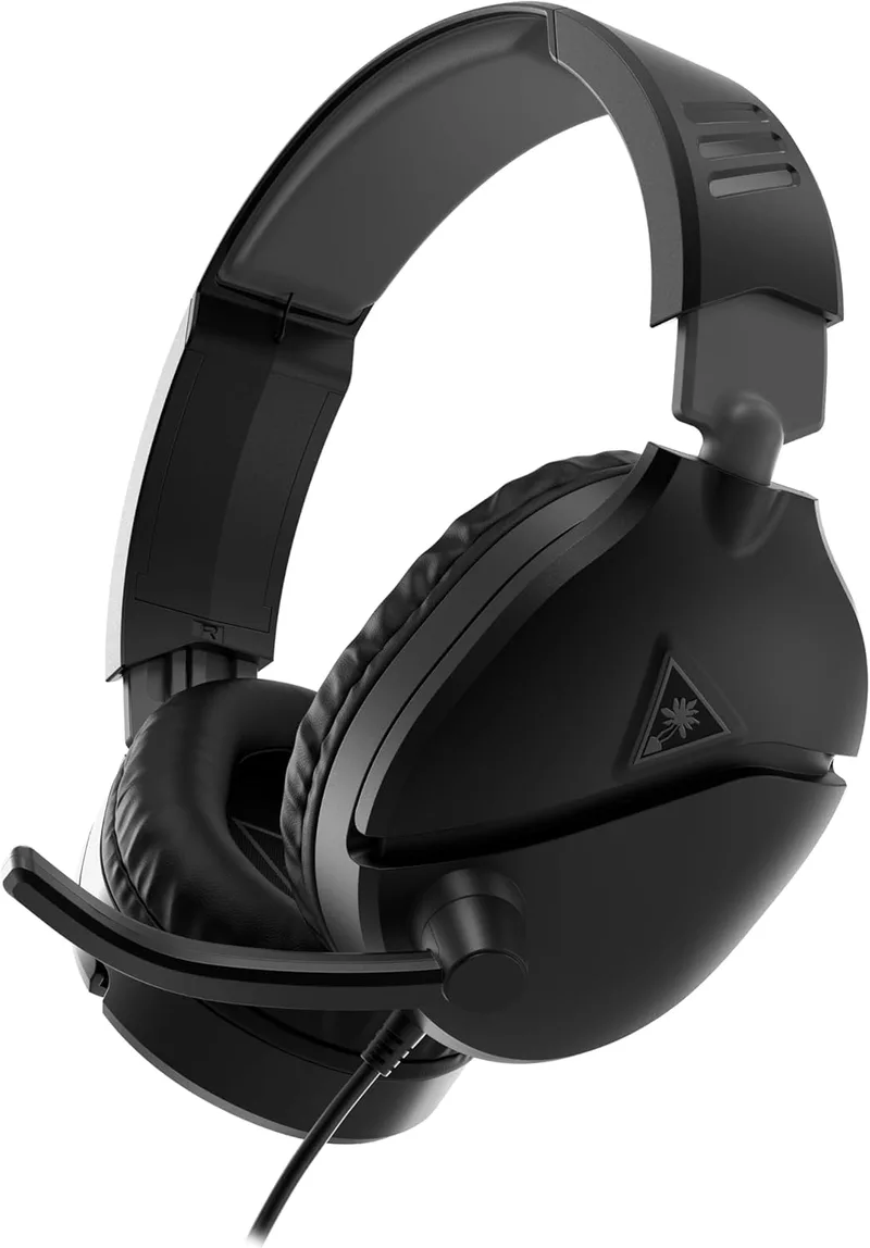Turtle Beach ▫️ Recon 70 Preto Auscultadores multiplataforma para jogos PlayStation PS5, PS4, Xbox Series X|S, Xbox One, PC e telemóvel
