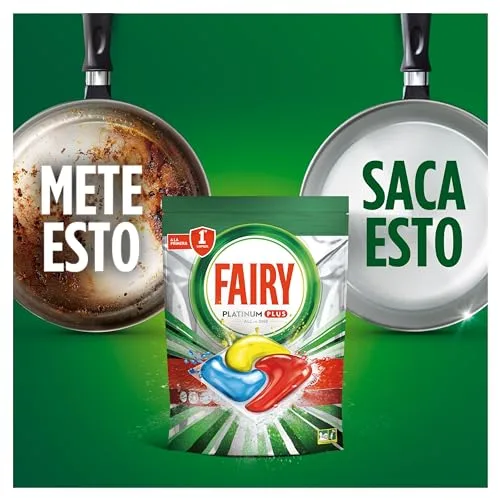 FAIRY ▫️ Platinum Plus Cápsulas para Máquina de Lavar Louça com Aroma a Limão, 59 Cápsulas 2
