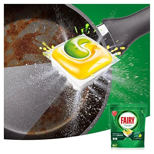FAIRY ▫️ Original Cápsulas para Máquina de Lavar Louça com Aroma a Limão, 132 Cápsulas 4