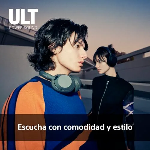 Sony ▫️ Auscultadores sem fios ULT Wear com cancelamento de ruído, ULT Power Sound, Ultimate Deep Bass, o mesmo processador que os WH-1000XM5, chamadas nítidas, 30 horas de autonomia, compatíveis com iOS e Android, preto 6