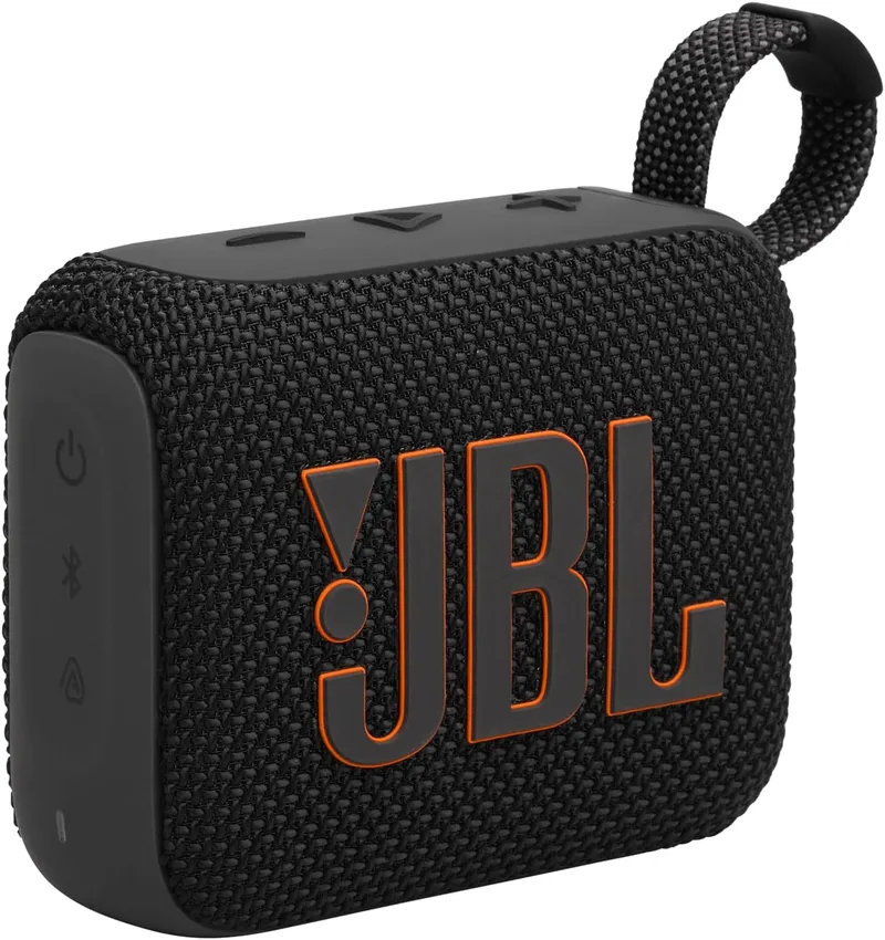 JBL ▫️ GO 4, altifalante portátil sem fios com Bluetooth, resistente à água e ao pó (IP67), até 7 horas de reprodução mais 2 horas extra com o Playtime Boost, preto