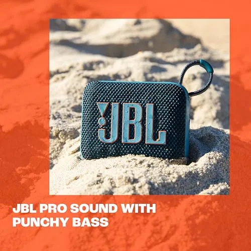 JBL ▫️ GO 4, coluna portátil sem fios com Bluetooth, resistente à água e ao pó (IP67), até 7 horas de reprodução mais 2 horas extra com o Playtime Boost, cinzenta 4