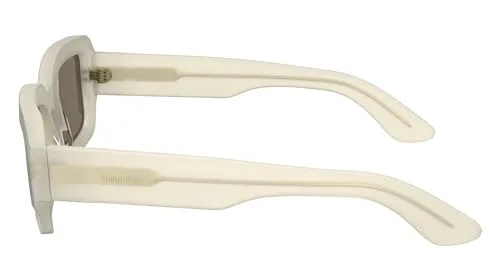 Calvin Klein ▫️ Óculos de sol unissexo para adultos CK24511S - Cor «Chalk» com lentes castanhas lisas 3