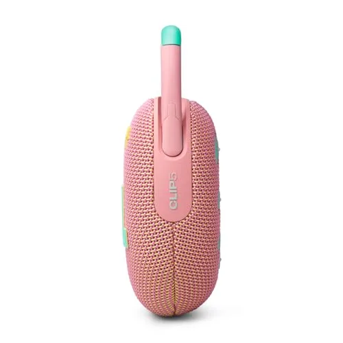 JBL ▫️ Clip 5, Altifalante portátil sem fios com Bluetooth, Rosa 5