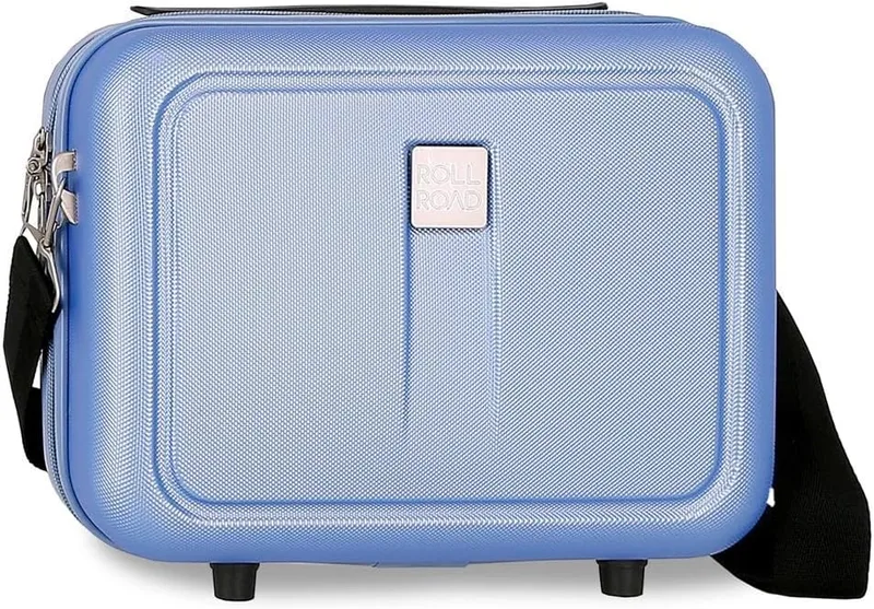 ROLL ROAD ▫️ Camboja Bolsa de viagem ajustável azul 29x21x15 cm, rígida em ABS, 9,14 L, 0,8 kg