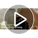 BELLA ▫️ Abridor de Latas Elétrico e Afiador de Facas, Abridor Multifuncional de Frascos e Garrafas com Alavanca de Corte Removível e Compartimento para Guardar o Cabo, Lâmina em Aço Inoxidável, Vermelho 6