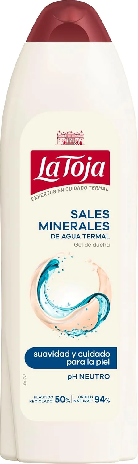 La Toja ▫️ Gel de duche hidrotérmico relaxa, renova e revitaliza a sua pele, pele suave e cuidada 4050 G, 600 ml