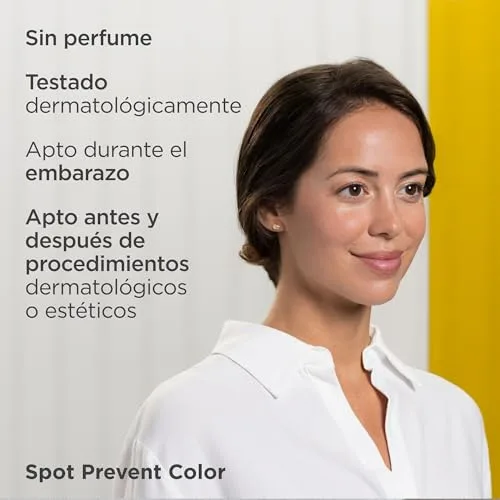 ISDIN ▫️ Fotoultra 100 Fotoultra Spot Prevent Color FPS 50+ Protetor solar facial com cor que ajuda a prevenir manchas solares, com elevada proteção UVB/UVA; protege, previne e uniformiza o tom da pele - 50 ml 6