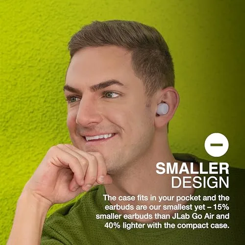 JLab ▫️ Auscultadores sem fios Bluetooth Go Air Pop+ - 35 h, azul-marinho 2