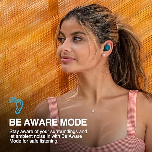 JLab ▫️ Auscultadores sem fios Bluetooth Go Air Pop+ - 35 h, azul-marinho 4