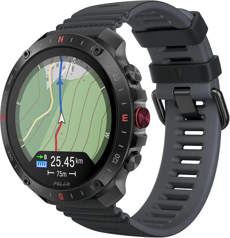 Polar ▫️ Grit X2 Pro – Relógio de GPS para atividades ao ar livre com vidro de safira