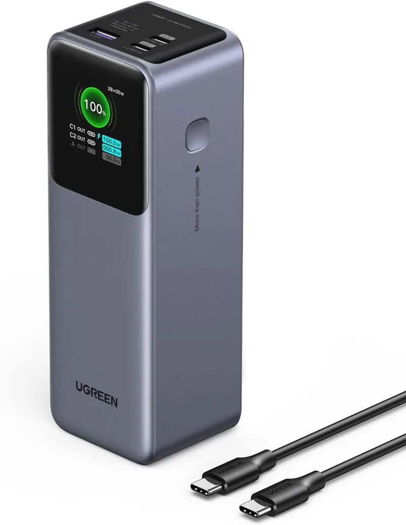 UGREEN ▫️ Nexode Pro 200 W Power Bank 25 000 mAh Bateria Externa USB-C PD 3.1 140 W