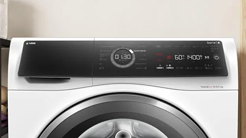 Balay ▫️ Máquina de lavar e secar roupa Bosch, 10,5/6 kg, Série 8, dosagem automática, silenciosa, Home Connect, AutoDry, branca, WNC254A0ES 3