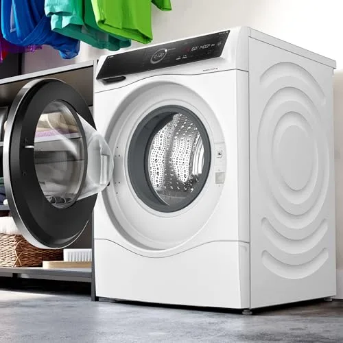 Balay ▫️ Máquina de lavar e secar roupa Bosch, 10,5/6 kg, Série 8, dosagem automática, silenciosa, Home Connect, AutoDry, branca, WNC254A0ES 4
