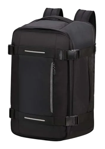 American Tourister ▫️ Urban Track - Mochila de viagem, 55 cm, 44 L, Preto (Asphalt Black) 2