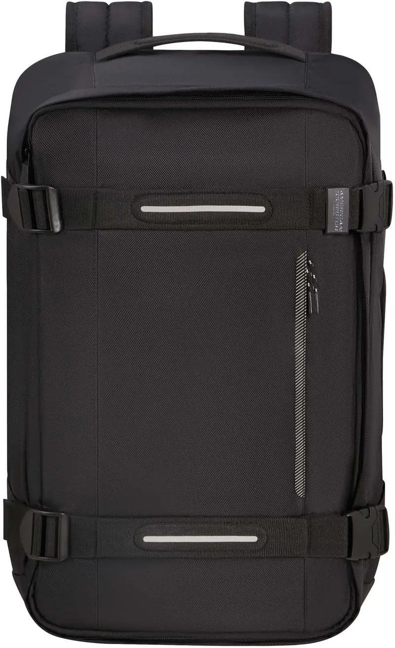 American Tourister ▫️ Urban Track - Mochila de viagem, 55 cm, 44 L, Preto (Asphalt Black)