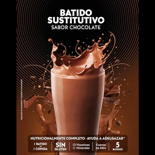 Bicentury ▫️ Batido substituto com proteína, sabor a chocolate, 16 g de proteína por batido, nutricionalmente completo com os nutrientes necessários para substituir uma refeição principal — Caixa de 5 unidades 3