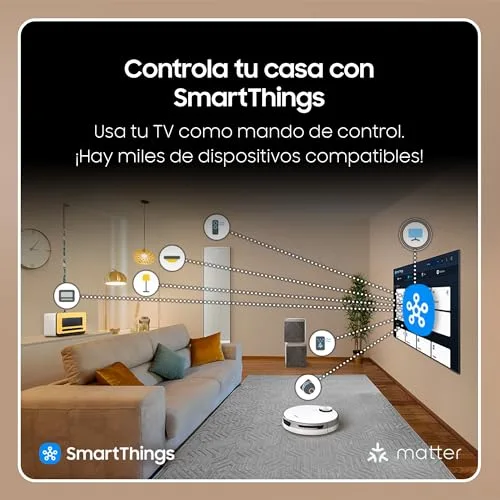 Samsung ▫️ TV The Frame 4K 2024 43LS03D – Smart TV de 43" com Galeria de Arte com Display Mate, molduras intercambiáveis, 100% de volume de cor com Quantum Dot, One Connect e cabo quase invisível 5
