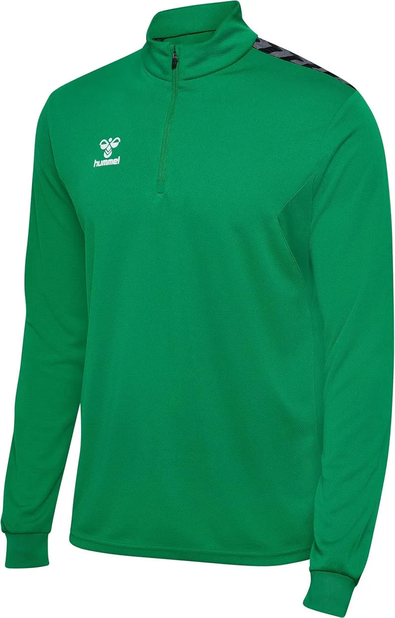 hummel ▫️ Hmls Sweatshirt Authentic Half Zip Sweatshirt para crianças Uni_KIDS