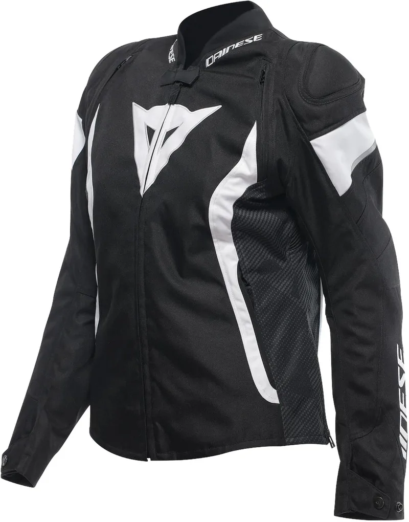 Dainese ▫️ Casaco de mota Avro 5 Tex para mulher, em tecido, com proteções (pacote de 1)