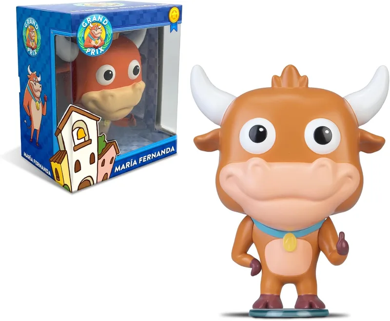 GRAND PRIX ▫️ Maria Fernanda Heifer 15 cm, Figura de Vinil da série de TV Ideia de Presente, Brinquedo Oficial, Boneca para Crianças 6+, Fãs de TV, Famosa (GRN00000)