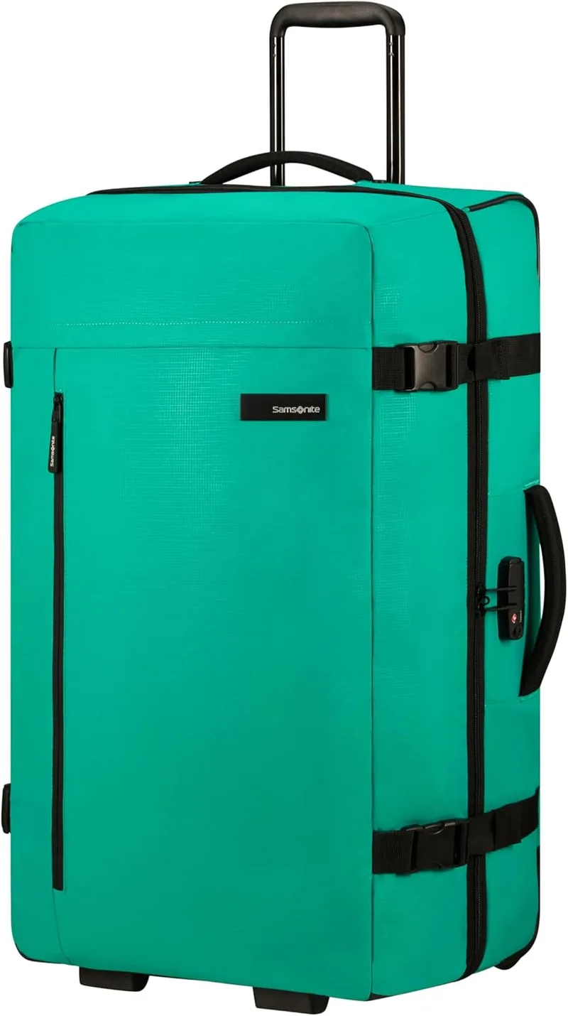 Samsonite ▫️ Roader - Mala de viagem L com rodas, 79 cm, 112 L, Turquesa (Águas Profundas)