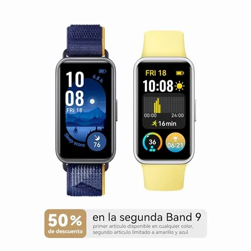 HUAWEI ▫️ Band 9, AMOLED de 1,47”, autonomia de 2 semanas, rosa 2
