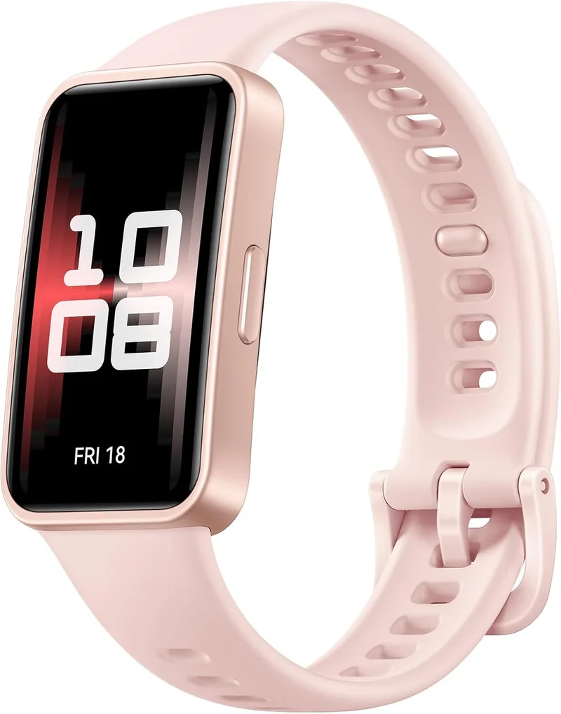 HUAWEI ▫️ Band 9, ecrã AMOLED de 1,47 polegadas, autonomia de 2 semanas, ajuste automático de brilho, maior precisão de medição, altamente compatível, 100 modos de treino diferentes, cor-de-rosa