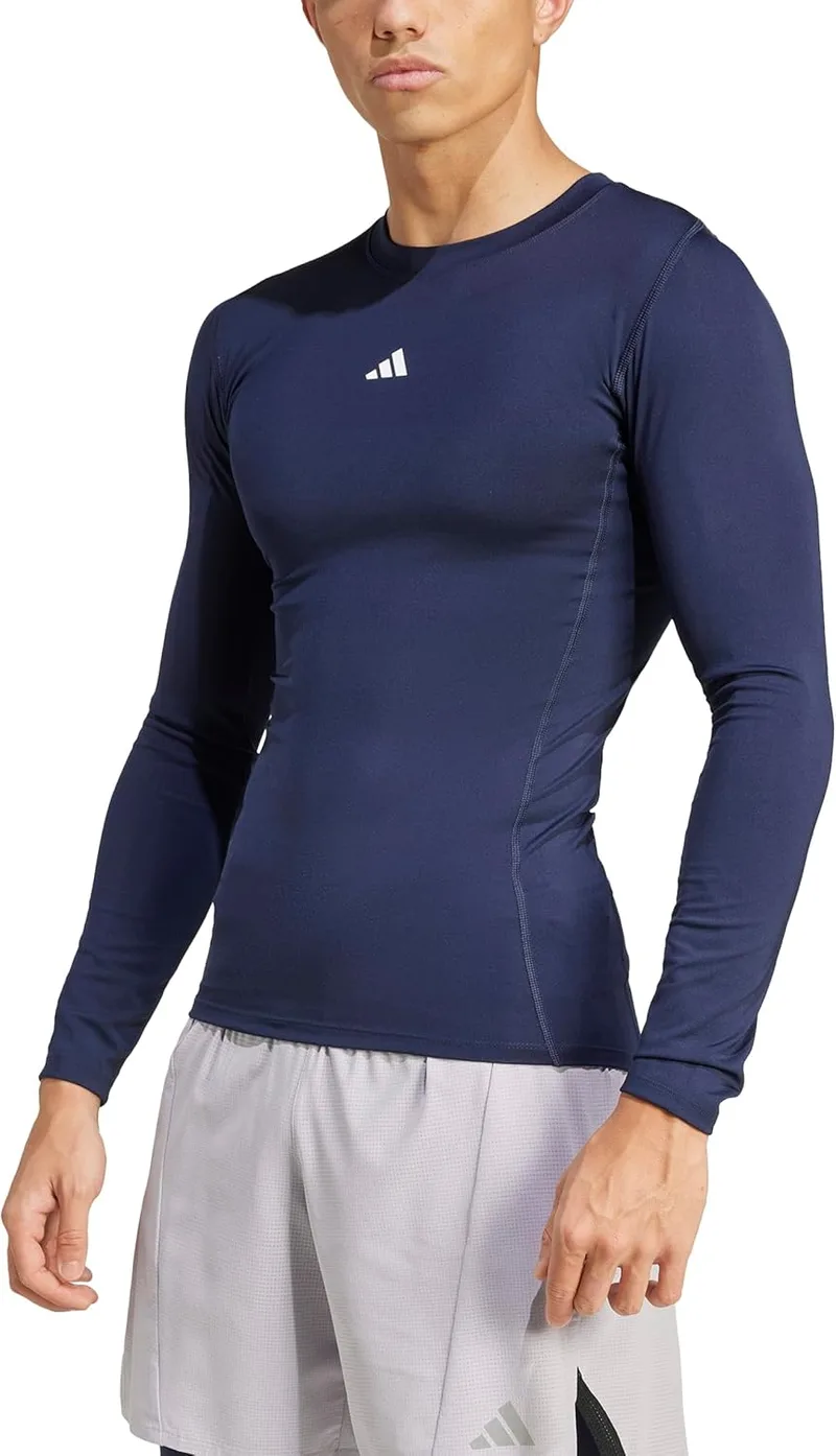 adidas ▫️ T-Shirt de treino de compressão Techfit de manga comprida para homem