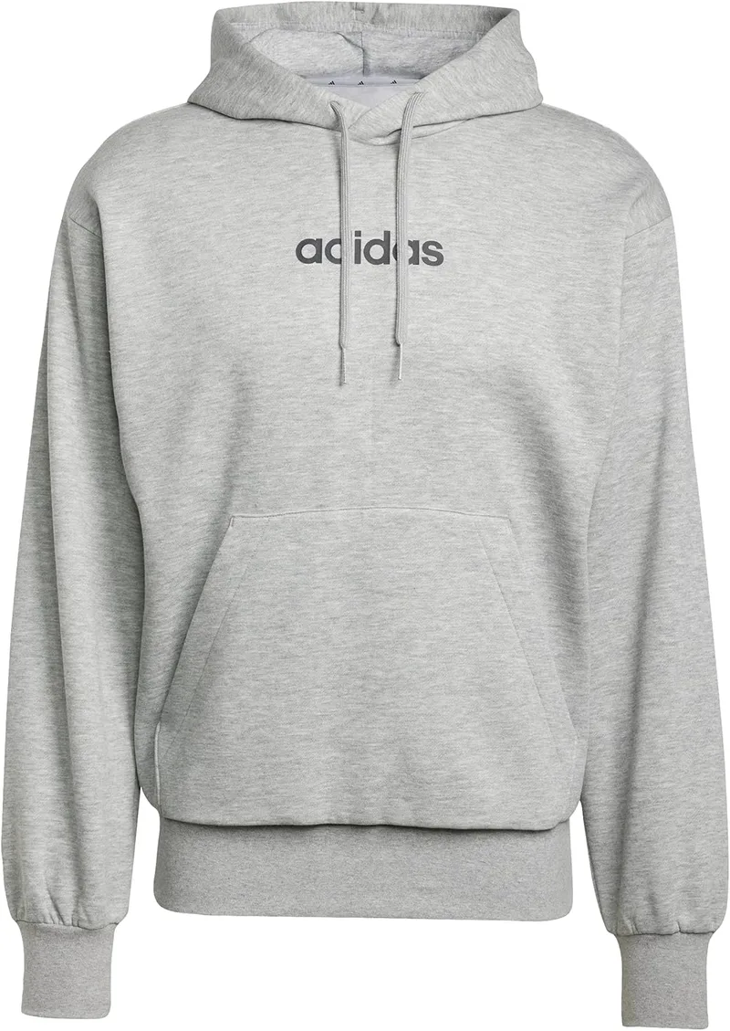 adidas ▫️ Casaco com capuz Essentials Linear Fleece para homem