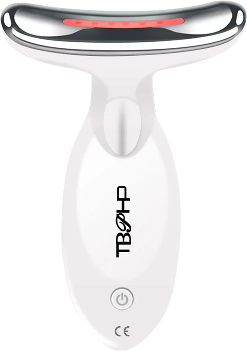 TBPHP ▫️ massajador facial elétrico, massajador de beleza para reafirmar a pele do rosto e pescoço, dispositivo de massagem recarregável via USB