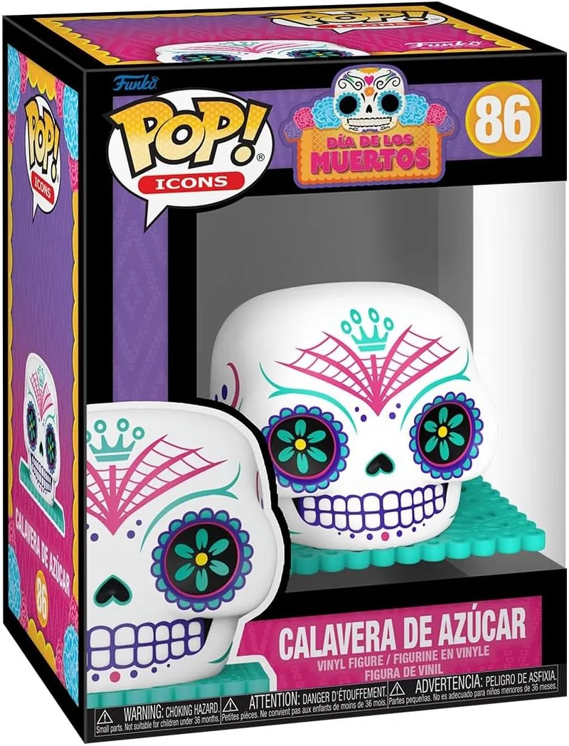 Funko ▫️ Pop! Ícone: Caveira de açúcar para o Dia dos Mortos