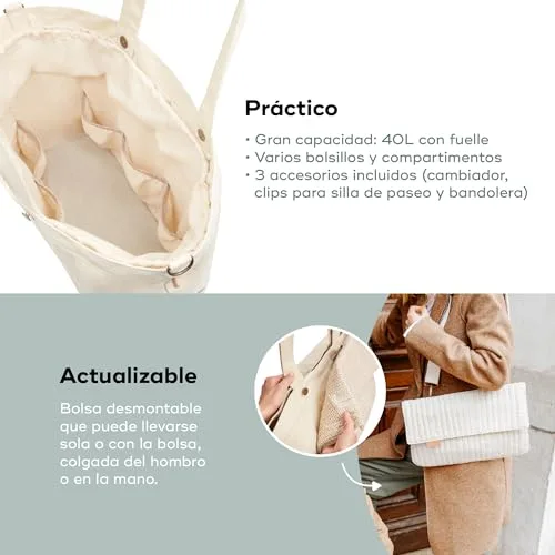 Babymoov ▫️ Mala (de maternidade) Tote Bag Bloom 6