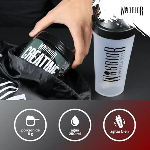 Warrior ▫️ Creatina Monohidratada em Pó 500 g, Vegana – Sem Sabor (Neutra) 5