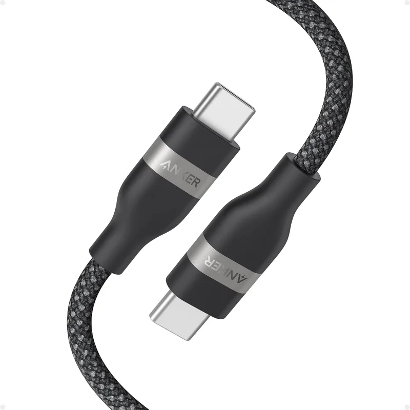 Anker ▫️ Cabo USB-C para USB-C de 240 W, trançado e reciclado, 0,9 m