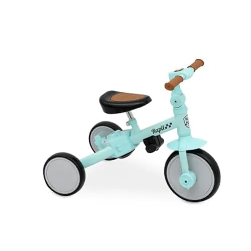 Interbaby ▫️ Triciclo Evolutivo para Bebés 5 em 1 | Bicicleta para Bebés dos 1 aos 5 Anos (Verde) 4