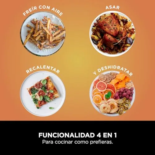 Ninja ▫️ Air Fryer PRO, Fritadeira de Ar Quente, 4,7 L, Cesto Individual, Preto 7