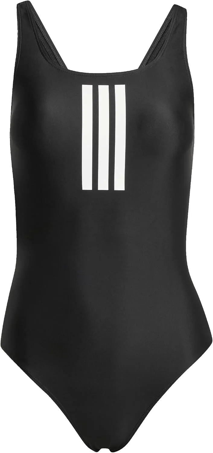 adidas ▫️ Fato de banho para mulher com costas em V e 3 faixas