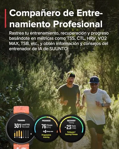 Suunto ▫️ Race S – Relógio de corrida com ecrã tátil AMOLED, relógio desportivo com GPS de dupla frequência, monitorização da HRV e do sono, plano de treino baseado em IA, mapas offline gratuitos 4