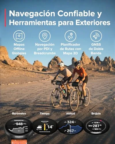 Suunto ▫️ Race S – Relógio de corrida com ecrã tátil AMOLED, relógio desportivo com GPS de dupla frequência, monitorização da HRV e do sono, plano de treino baseado em IA, mapas offline gratuitos 6