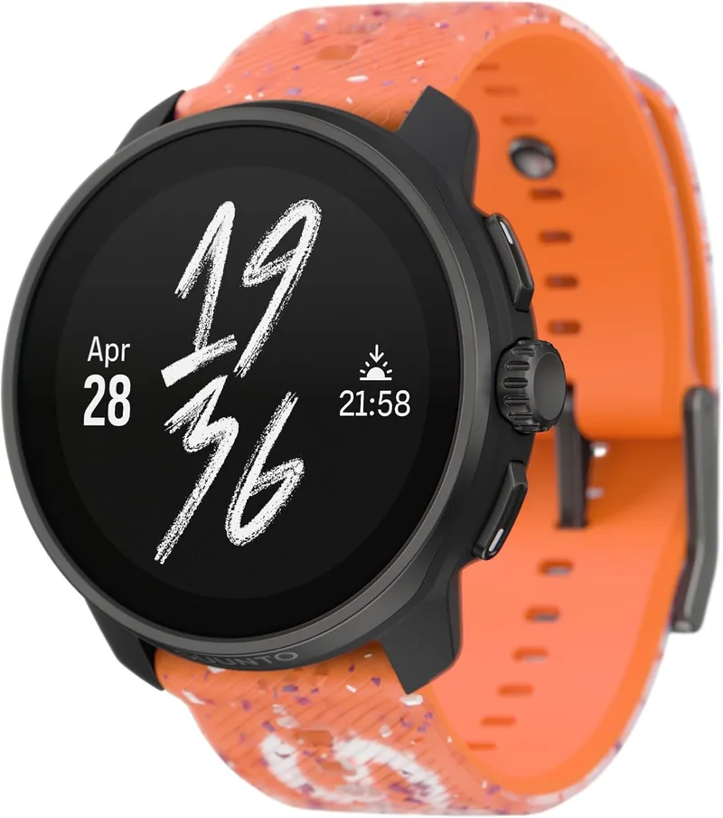 Suunto ▫️ Race S – Relógio de corrida com ecrã tátil AMOLED, relógio desportivo com GPS de dupla frequência, monitorização da HRV e do sono, plano de treino baseado em IA, mapas offline gratuitos