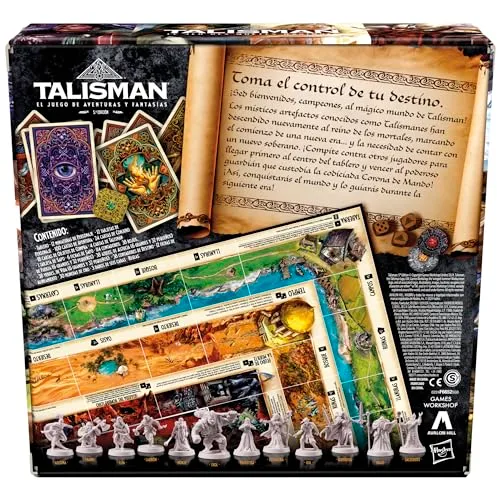 Hasbro ▫️ Talisman: O Jogo de Aventura e Fantasia, 5.ª Edição - Versão em espanhol 6