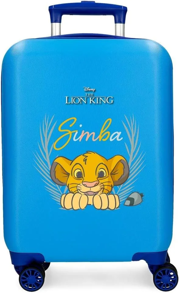 Disney ▫️ A mala infantil rígida com fecho de combinação lateral e 4 rodas, para bagagem de mão, é fabricada em ABS, um material rígido e leve.