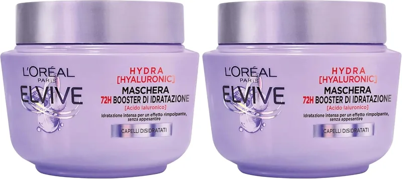 L'Oreal Paris ▫️ MASCHERA HYDRA HYALUR (Embalagem de 2)