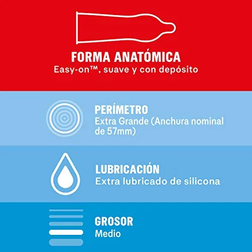 Durex ▫️ Preservativos Sensitivo XL, finos para maior sensibilidade, 10 preservativos XL (embalagem de 2) 3