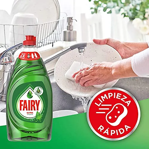 FAIRY ▫️ Ultra Detergente para Lavar a Mão, Excelente Poder Desengordurante, 820 ml (Embalagem de 3) 2