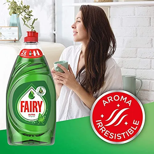 FAIRY ▫️ Ultra Detergente para Lavar a Mão, Excelente Poder Desengordurante, 820 ml (Embalagem de 3) 4