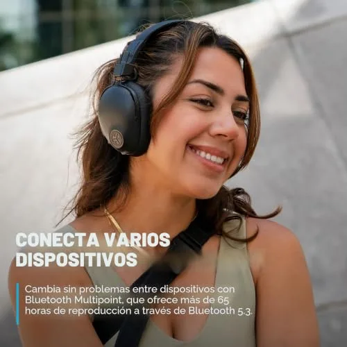 JLab ▫️ Studio Pro+ Auscultadores sem fios Bluetooth com design sobre a orelha - 65 h, Preto 2