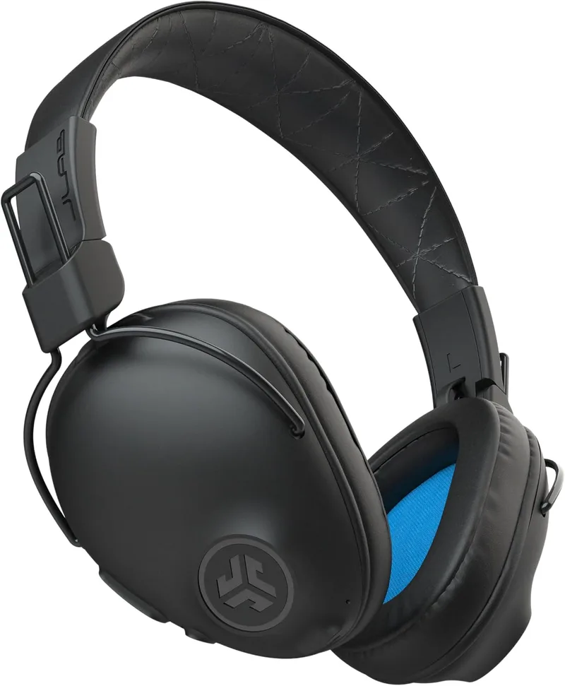 JLab ▫️ Studio Pro+ Auscultadores sem fios Bluetooth com design sobre a orelha - 65 h, Preto