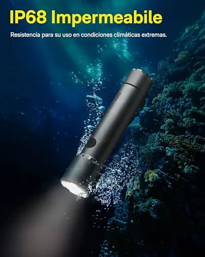 HOTO ▫️ Lanterna Tática Lanterna LED recarregável de 2300 lúmenes de alta potência 5